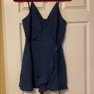 She + Sky blue romper